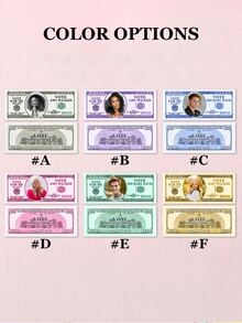 20/40/60/80/100/200/400pcs, Custom 100 Dollar Bills For Homecoming Campaign, Homecoming Campaign Money, Fake Money/Your Face On Money, Prom Queen, Vote For Me, Game Money, Personalized Dollars,Multi-Functional, Ornamental,Reusable,Exquisite,Stylish,High-Quality,Colorful,Modern,Custom,Personalized,Unique,Ideal Gifts For Him,Ideal Gifts For Her,Boyfriend,Dad,Girlfriend,Mom,Family,Friends,Tea Room,Home,Garden,Office,For Anniversaries,For Valentine's Day,For Mother's Day,For Birthdays,For Father's Day,For Graduation,For Weddings,For Housewarming,Customized Party Supplies - Multicolor(Regular) - View 3