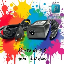 DEMTECH Cargador de corriente compatible para computadora portátil con salida de 19.5V 4.62A 90W, conector redondo de 4.5 mm exterior y 3.0 mm interior, adaptador de energía universal para notebooks, ultrabooks y equipos electrónicos que requieren entrada de 19.5 voltios, diseño compacto y ligero para uso en oficina, hogar o viajes, práctico como reemplazo del cargador original o como accesorio adicional, voltaje estable que garantiza un rendimiento confiable en todo momento, accesorio portátil con entrada de corriente AC 100-240V ideal para estudiantes, profesionistas y usuarios que necesitan mantener su equipo siempre cargado, compatible con distintos modelos que utilizan conector fino 4.5 * 3.0 mm, fácil de transportar en mochilas y maletines, opción duradera y eficiente para trabajo, estudio, entretenimiento y actividades diarias con tu dispositivo portátil. - Tipo de Enchufe B Japonés (100V) - Ver 2