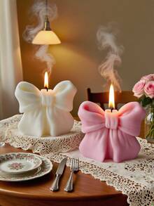 蝴蝶蜡烛模具 - 树脂硅胶模具，适用于手工皂、粘土蜡烛、情人节、母亲节、圣诞节、感恩节 - 独特的不对称形状，易于清洁，蜡烛制作用品，节日蜡烛制作，装饰蜡烛制作，易清洁材料 - 白色 - 查看 6