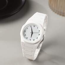 2025 New Luxury Quartz Watch For Men, Octagonal Fashionable Quartz Watch With Black Artistic Font Dial, Suitable For Daily Matching, Great Gift For Boyfriend, Valentine's Day, Friends