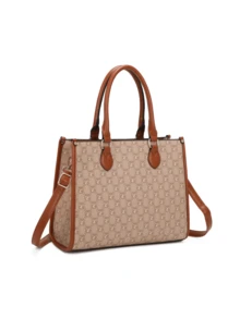 Women's Handbag Luxury Brand Wedding Tote Bag LaytonVivian Prestige Edition LV8043 Simple Elegant Minimalist Vintage - Màu be - Xem 2