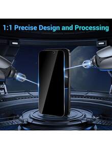 Yezodawee 3PCS Anti Peeping Fall Prevention Privacy Screen Protector Compatible With IPhone 17 16 15 14 13 12 11 Pro Max Mini 17Air 16E 7 8 6 Plus Compatible With IPhone X XS XR