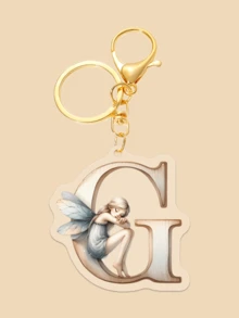 Dieser Acryl-Schlüsselanhänger mit Beschriftung, der ein Blumenfee-Muster zeigt, ist perfekt für Mädchen. Er kann als Kopfhörer-Anhänger, Tasche-Anhänger oder Auto-Schlüsselanhänger verwendet werden und ist damit ein tolles Geburtstagsgeschenk für Mitschüler, Freunde oder Kollegen.