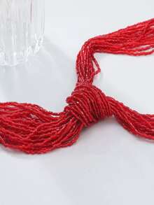 New Bohemian Style Multi-Layer Handmade Beaded Braided Rope Tassel Necklace, Gift For Holidays, Birthday, Back To School, New Year, Valentine's Day, Mother's Day, Teacher's Day, Wedding, Music Festival, Graduation