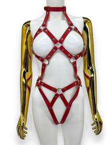 Bondages Women's Harness Set Body Harness Breast Punk Gothic Leg Garter Belts Valentine's Day Gift Party Outfit Women's Underwear Accessories