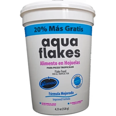 Aqua Flakes – Alimento en Hojuelas para Peces Tropicales de Agua Dulce | Biomaa