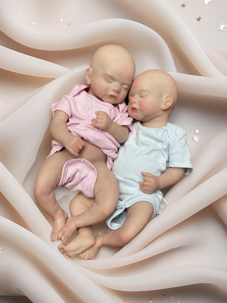 Bettie Doll head 1 and 4 1pc 18-Inch Washable Cute Full Body Silicone Realistic Doll, Handmade 3D Skin Painting, Newborn Baby Boy/Girl Birthday Christmas Gift (Accurate Anatomical Structure) - Reborn Doll - View 1