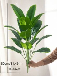 52-88 cm Duże sztuczne drzewo tropikalne bananowce plastikowe ptaki rajskie gałąź rośliny zielony żółw liście do domu ogród kuchnia balkon wystrój bez doniczki 1 szt.