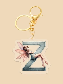 Dieser Acryl-Schlüsselanhänger mit Beschriftung, der ein Blumenfee-Muster zeigt, ist perfekt für Mädchen. Er kann als Kopfhörer-Anhänger, Tasche-Anhänger oder Auto-Schlüsselanhänger verwendet werden und ist damit ein tolles Geburtstagsgeschenk für Mitschüler, Freunde oder Kollegen.