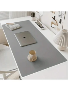 1 peça de protetor de mesa com proteção para os olhos. Pode ser usado como um protetor de escritório, mouse pad grande, protetor de mesa para laptop, bloco de escrita à prova d'água para escritório e casa, e protetor de mesa para alunos do ensino fundamental e médio. É resistente à água, óleo e manchas, resistente ao desgaste e possui um design moderno, tornando-o perfeito para decoração de casa e presentes de Natal.