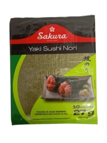 Alga Yaki Sushi Nori 10 Folhas Sakura 27g - 1 pc - Visão 1