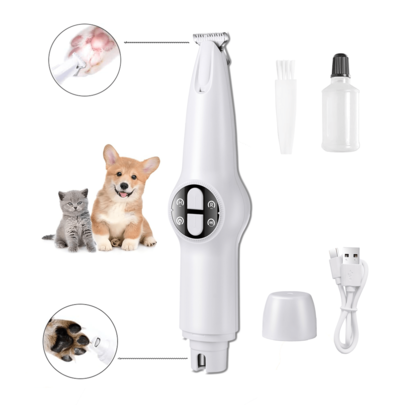 1 Pc,2 In1 Upgrade Cordless Dog Paw Trimmer Nail Grinder With UltraLow Noise And Micro Precision Design For Pet Grooming Kit Electric,Daily Use