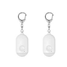 New Personal Alarm, Women's Self-Defense Alarm, Outdoor Portable Alarm, Keychain Accessory, Self-Defense Keychain, Rechargeable Personal Alarm (130mAh Battery Capacity), Compact & Elegant Design, Flashlight, 130dB High-Decibel Alarm, LED Flashing Light, Suitable For Women And Elderly As Emergency Call Device