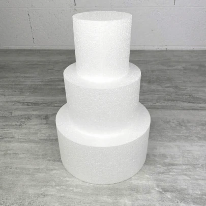 1pc Foam Ring, For Craft Making, Polyethylene Round Foam Tray, Suitable For DIY Projects, Blank Foam Rings For Cake Decorating, Sculpture Model, Floral Arranging And Craft Supplies