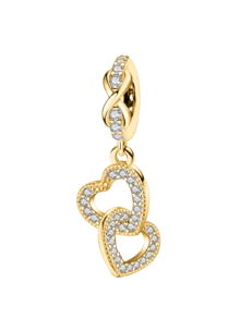 1 PC Fashionable 925 Sterling Silver Infinite Love Clasp Beads Pendant Charm Pendant Ball Suitable For Bracelets DIY Women's Jewelry - Gold - View 16