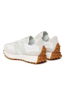 New Balance Giày thể thao nữ cổ thấp buộc dây, giày tập luyện đa năng thoải mái và dễ chịu 327 WS327OU - Ánh trăng/Rêu bạc - Xem 2