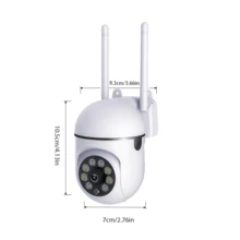 closeli 1MP Wireless WiFi Security Camera, Smart Indoor IP Camera, Baby Monitor, Full Color Night Vision, 2.4GHz, Mobile App Control, Supports IOS/Android/HarmonyOS, Loop Recording, Two-Way Audio, Remote Monitoring