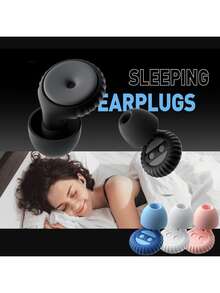 Tapones para los oídos, set de 3 piezas para dormir y reducir el ruido (1 par de tapones + 2 pares de puntas para los oídos), artículos esenciales para volver a la escuela y viajes, tapones para los oídos suaves para conciertos, tapones reutilizables para reducir el ruido, protección auditiva de silicona para el trabajo y los viajes, regalos de Navidad para hombres y mujeres