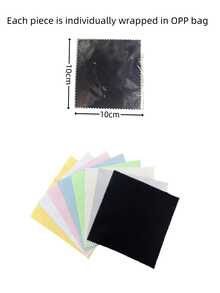 Jewelry Cleaner Cleaning Diamond Ring Necklace Gold Cleaning Rust Removing And Ash Removing Cleaner Jewelry Cleaner Watch Diamond Ring Cleaning Rust Removing And Dirt Removing Dial Maintenance Cleaning Gold Jewelry Special Cleaning Cloth Polishing Microfiber Island Silk Suede Individual Packaging Jewelry Special Cleaning Cloth - Multicolor - View 11