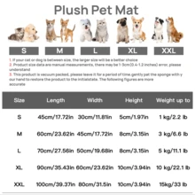 1PC Washable Plush Pet Crate Bed For Dog Anti-Slip Pet Mat Bed For Cat Fluffy Comfy Pet Sleeping Mat For Large, Jumbo, Medium, Small Dogs Breeds - Khaki - View 2