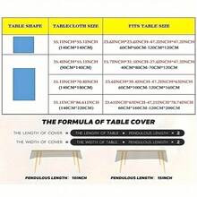 1/20pcs Christmas Tablecloth, Berry And Snowflake Pattern Print Design, Washable, Suitable For Home Kitchen, Restaurant, Party, Holiday Table Decoration, Banquet, Christmas Gift - Multicolor - View 11