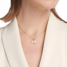 Armani 1 Stylish Necklace, Stylish Mother-Of-Pearl Inlaid With Diamond Collarbone Chain, A Personalized EMPORIO ARMANI Women's Gold Steel Necklace. Suitable For Individual Wear, Daily Use, And Shirt Matching. Ideal Gift Choice