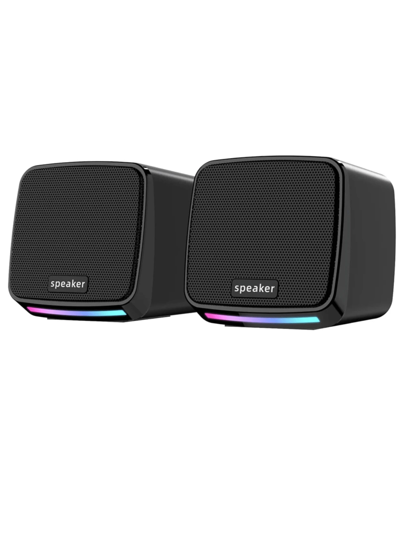 Powerful 60w RGB Multimedia Gamer Speaker For PC - màu đen - Xem 1