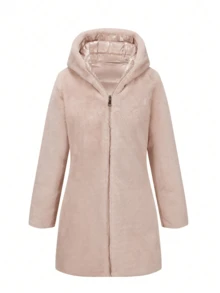 女士经典拉链口袋外套，适合时尚秋季旅行