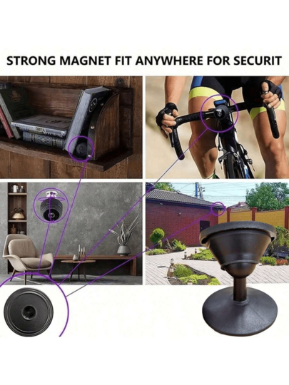 1pc Mini Wireless Slimme Camera Wi Fi, Rechargeable Lithium Polymer Battery, Motion Detection, Non Waterproof, Live View Anytime, Anywhere Via Remote App Control Ideal Home Surveillance, view 4