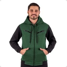 Sweatshirt And Pants Set With Pocket Unisex Tracksuit Kit - 綠色 - 查看 2