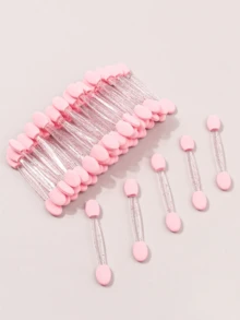 50pcs/Set Dual-Ended Powder Nail Art Pens, Multi-Functional Nail Art Pens, Nail Powder Applicator, Sponge Stick Nail Art Supplies - Multicolor - View 10