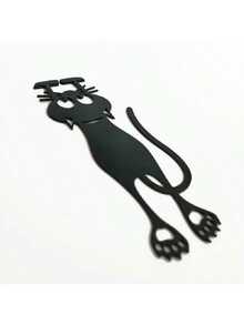 Black Cat Bookmark, Cute Cat Pendant, Suitable For Classroom Rewards, Back-To-School Stationery Gifts, Halloween And Christmas Gifts