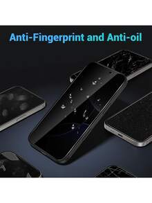 Yezodawee 3PCS Anti Peeping Fall Prevention Privacy Screen Protector Compatible With IPhone 17 16 15 14 13 12 11 Pro Max Mini 17Air 16E 7 8 6 Plus Compatible With IPhone X XS XR