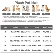 1PC Washable Plush Pet Crate Bed For Dog Anti-Slip Pet Mat Bed For Cat Fluffy Comfy Pet Sleeping Mat For Large, Jumbo, Medium, Small Dogs Breeds - Champagne - View 2