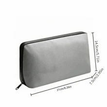 Inner Bag, Storage Bag, Black Digital Organizer, Gray Digital Organizer, Sports Camera, Photography Accessories, USB Flash Drive, Charging Cable, Classified Storage, Travel Portable Bag - 黑色1個裝 - 查看 9