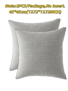 1/2 pièces Taie d'oreiller avec motif en maille de diamant, couleur beige minimaliste moderne, en tissu jacquard doux et soyeux en fausse cachemire. Convient pour le canapé, la chaise, le lit, la décoration du salon et de la chambre. Doux et agréable pour la peau en toutes saisons