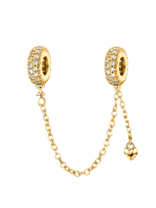 1 件时尚 925 纯银爱心天使系列串珠适合女士手链手镯 DIY 珠宝制作和日常服装搭配珠宝装饰适合女孩 - 金色 - 查看 17