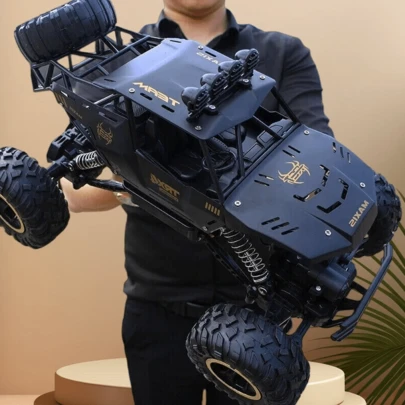 4DRC Remote Control Car - 2.4GHz High-Speed 33KM/H Remote Control Car Toy, 1:12 Monster Remote Control Car Off-Road With LED Headlights And Rechargeable Batteries Adult Gift, Birthday Gift, Gift Box Packaging