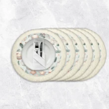 1 pièce Napperon imprimé avec motif d'éléments de Noël, décoration de Noël, tapis de table à franges en lin lavable, décoration d'intérieur, vaisselle, cuisine, fête d'intérieur/extérieur, cadeau idéal