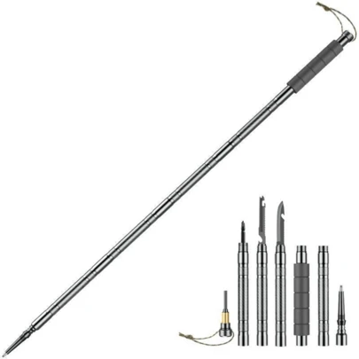 Hiking Pole Detachable Lightweight For Hiking Stick Walking Pole For Man Women