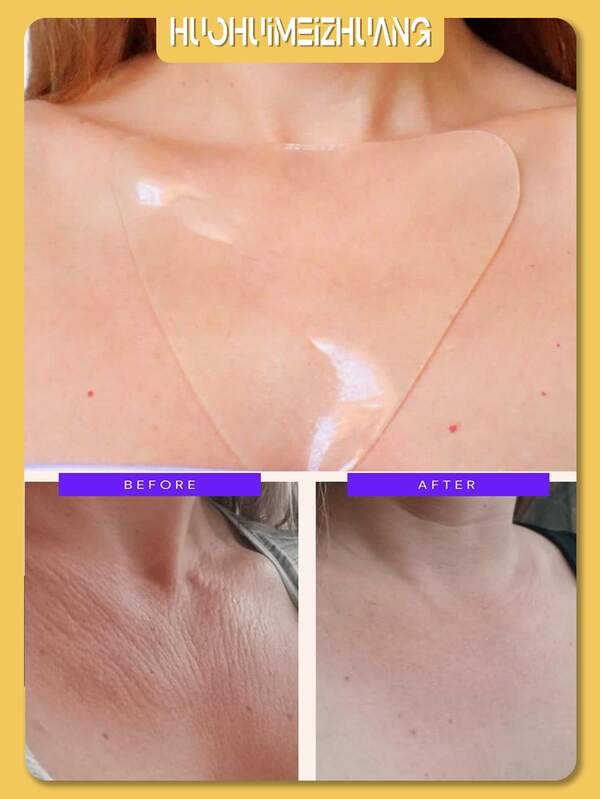 Silicone Patches Smoothes Skin Women Reusable Facial Patches For Chest Improves Skin Elasticity Facial Lifting Tools To Skin Looks Visibly Younger- Reduce Signs Of Aging For Women And Girls,Skin Care,Skin Care Tools,Lift,Wrinkle,Wrinkle Patches