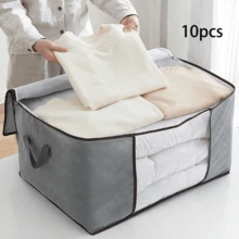 3 buc saci pliabili pentru depozitare acasă, organizator de uz casnic pentru haine, lenjerie de pat, pulovere, perne și depozitare în dulap