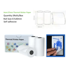 Ink-Free Student Mini-Printer, Office Mobile Thermal Print Photos, Documents, Label Printers, Connected Mobile Android Pocket Machine, Multi-Color Options,Christmas Gift Box