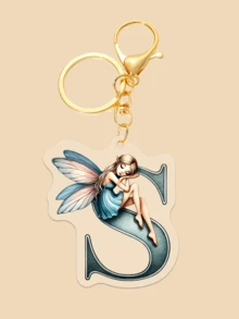 Dieser Acryl-Schlüsselanhänger mit Beschriftung, der ein Blumenfee-Muster zeigt, ist perfekt für Mädchen. Er kann als Kopfhörer-Anhänger, Tasche-Anhänger oder Auto-Schlüsselanhänger verwendet werden und ist damit ein tolles Geburtstagsgeschenk für Mitschüler, Freunde oder Kollegen.