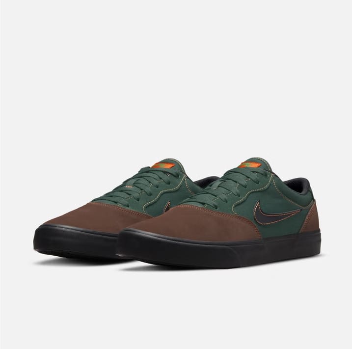 Nike Nike SB Series Suede Skate Shoes, Durable For Daily Wear, Unisex, New Lightweight, Comfortable, Thin Sole, Outdoor Low-Top Flat Shoes, Fashion Versatile, Lightweight Green-Brown Colorway, Commute & Casual Sneakers, Street Style Recommended, DM3493-200