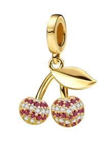 1pc 925 Sterling Silver Pineapple Pendant, Suitable For Women Bracelet, Bangle DIY Jewelry Making And Daily Accessories Decoration - Gold - View 16