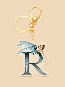 Dieser Acryl-Schlüsselanhänger mit Beschriftung, der ein Blumenfee-Muster zeigt, ist perfekt für Mädchen. Er kann als Kopfhörer-Anhänger, Tasche-Anhänger oder Auto-Schlüsselanhänger verwendet werden und ist damit ein tolles Geburtstagsgeschenk für Mitschüler, Freunde oder Kollegen.