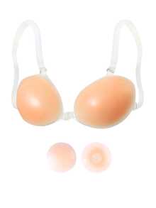 Women's Sexy Bra/Nipple Cover, Non-Slip Thin Invisible Bra, Detachable Shoulder Straps - Nhiều màu - Xem 8