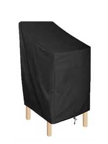 Capa para cadeira de 1 peça, capa para cadeira à prova d'água, à prova de poeira e sol, capa para sofá à prova d'água para móveis internos e externos, capa para mesa de jardim, capa para móveis externos e externos