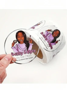 100-500pcs 2-Inch (5.08cm) Round White Background Transparent Customizable Labels - Personalized Paper Labels Suitable For Business Logos, Thank You Cards, Weddings, Parties, Birthdays, Bridal Showers, Cozy Autumn Desert Vibes, Office Decor